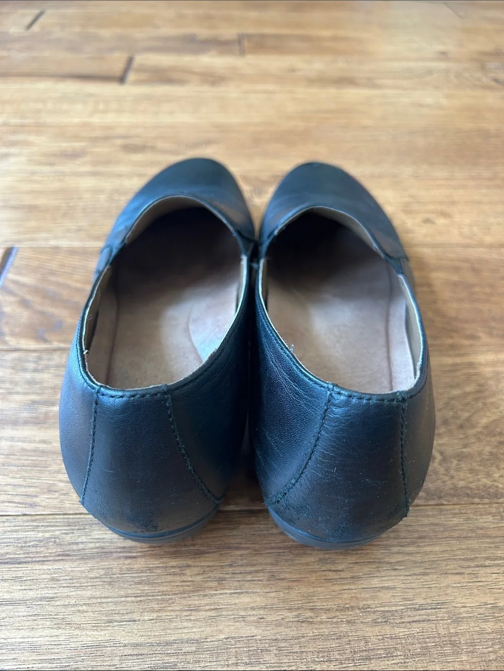 Dansko Farah Slip On Leather Loafers Comfort Shoes Black Size 41